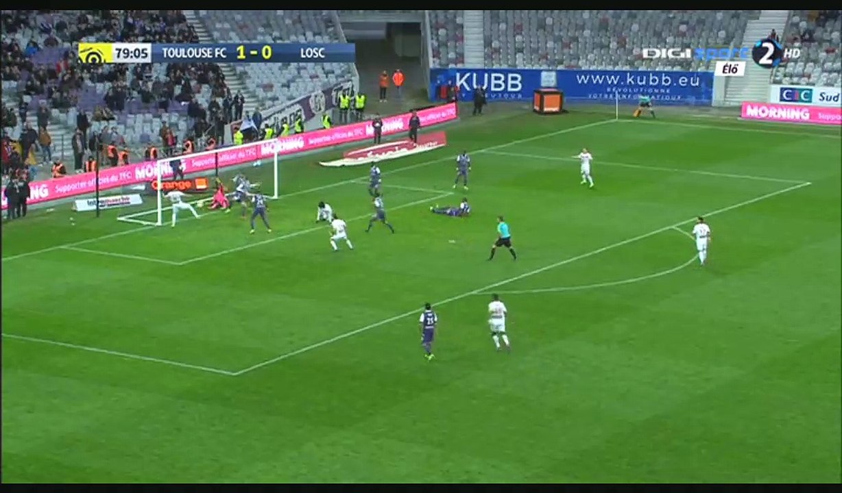 Yassine Benzia Goal HD - Toulouse 1-1 Lille - 05.03.2017