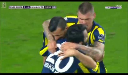 Mehmet Topal Goal HD - Fenerbahce 1-0 Osmanlispor - 05.03.2017