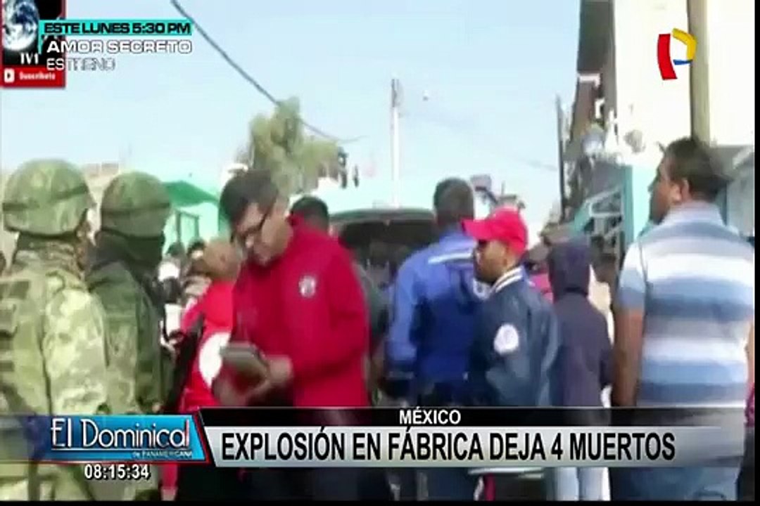 México: 4 muertos deja explosión en taller de pirotécnicos