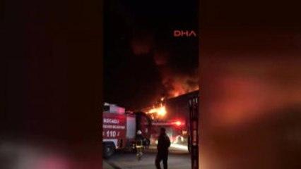 Kocaeli Yedek Parça Fabrikasında Yangın