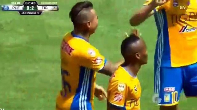 Eduardo Vargas Goal HD - Puebla vs UANL Tigres 0-2