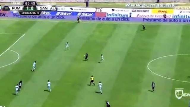 Nicolas Castillo 2nd Goal HD - UNAM Pumas vs Santos Laguna 2-0