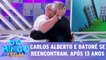 Carlos Alberto reencontra Batoré, após 13 anos