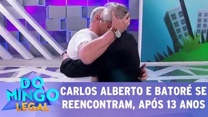 Carlos Alberto reencontra Batoré, após 13 anos