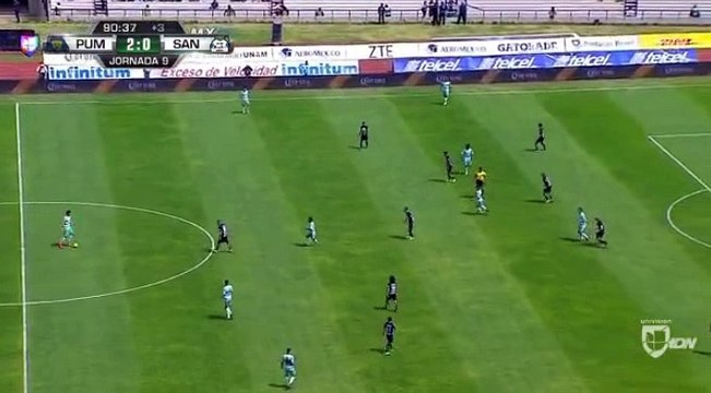 Jorge Tavares Goal HD - U.N.A.M.- Pumas	2-1	Santos Laguna 05.03.2017