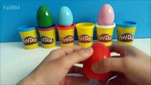 PLAY DOH SURPRISE EGGS !! Opening Spongebob Minions Porsche Kinder Train Toys