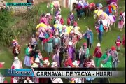 Huari: población celebró tradicional carnaval de Yacya con bailes y comidas típicas