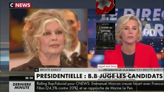 Interview de Brigitte Bardot par Laurence Ferrari sur C news mars 2017