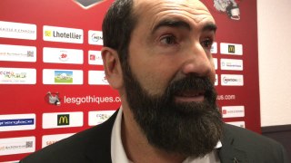 HOCKEY SUR GLACE - Mario Richer (Amiens) après le match 4 perdu 2-1 contre Grenoble