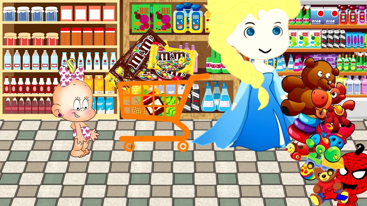 FROZEN ELSA & ANNA GET THEIR HAIR STUCK  Spiderman & Superheroes Pranks Animation Cartoons