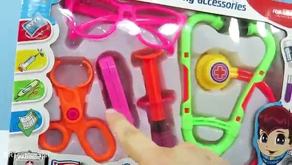 Baby Doll Potty Training Eating& poop Doctor Syringe Funny Video