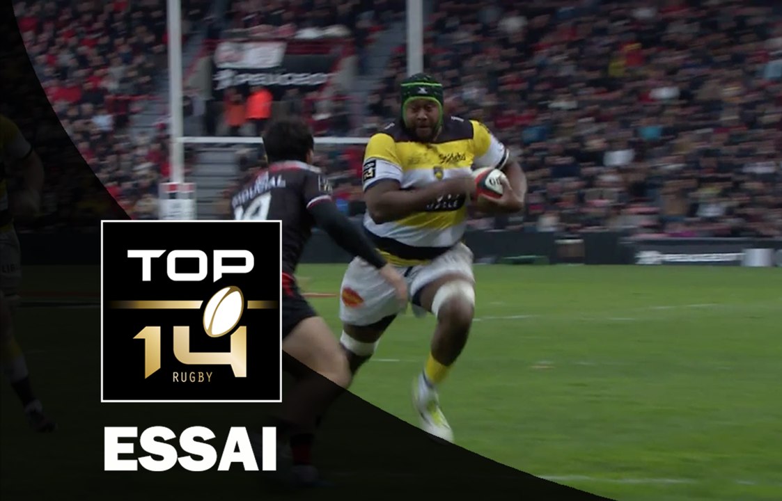 TOP 14 ‐ Essai Jone QOVU (SR) – Toulouse-La Rochelle– J19 – Saison 2016/2017