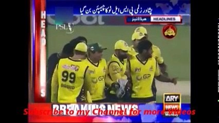 Peshawar Zalmi Wins the HBL PSL Cup 2017
