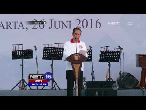 Presiden Jokowi Serukan Perang Melawan Narkoba - NET16
