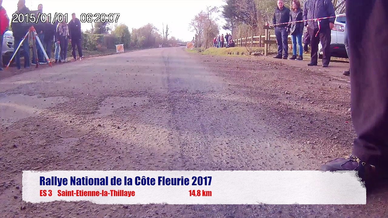 Rallye de la Côte Fleurie 2017 - ES 3 Saint-Etienne-la-Thillaye - F. Raimbault + S. Thirouin