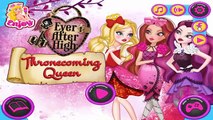 Ever After High Thronecoming Queen - Ever After High Dress Up Games for Kids