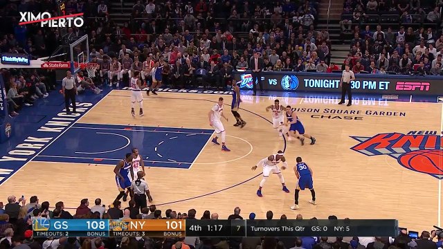 Stephen Curry fait danser la valse à Carmelo Anthony