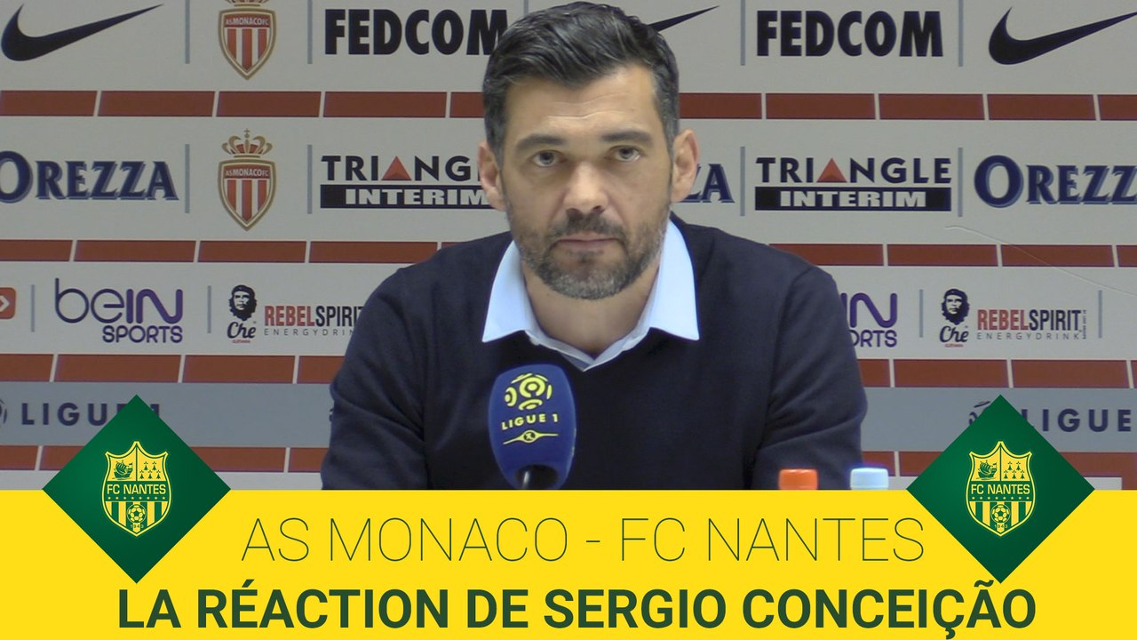 Monaco-Nantes : la réaction de Sergio Conceição