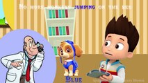 Skye from Paw Patrol Jumping on the Bed - Five Little Paw Patrol Jumping on the Bed Nursery Rhymes