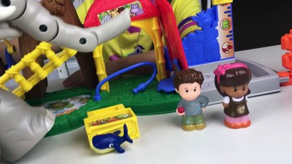 LITTLE PEOPLE Mia Helps Elephant Learn to Count Egg Surprise Opening Thomas Toy Trains Shorts EP.9