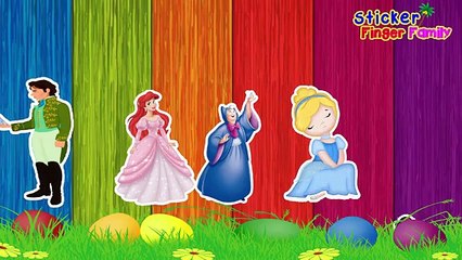 Makeup Princess Cinderella Sofia Frozen Elsa Funny story Finger Family Nursery Rhymes Lyri