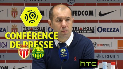 Conférence de presse AS Monaco - FC Nantes (4-0) : Leonardo JARDIM (ASM) - Sergio CONCEICAO (FCN) Ligue 1 / 2016-17