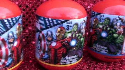 Descargar video: Marvel Ultimate Spider-man Marvel Avengers Assemble Surprise Eggs Web Slinging Spiderman Kids Toys