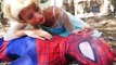 Is Spiderman DEAD? Frozen Elsa & The Fortune Teller VS Maleficent! w/ Superman, Joker & Hulk