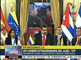 Reconoce pdte. venezolano a su homólogo boliviano durante sesión ALBA