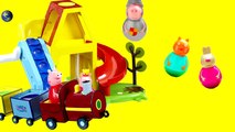 Peppa Pig Weebles Wobbly Train Inside Out Fun Toys Play