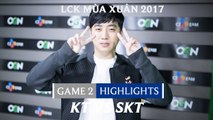 Hightlights: SKT vs KT - Game 2 - LCK Mùa Xuân 2017 Tuần 6