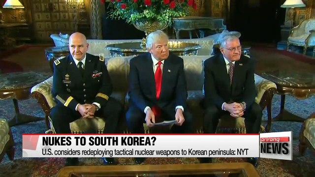 U.S. could redeploy tactical nuclear weapons to S. Korea: NYT