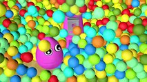 Gumball Machine 3D Finger Family Ball Pit Balls Color Song for Kids to Learn Colours Nursery Rhymes