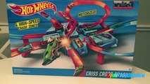 Hot Wheels Criss Cross Crash Track Motorized Toys Cars for Kids Disney Cars Toys Ryan ToysReview