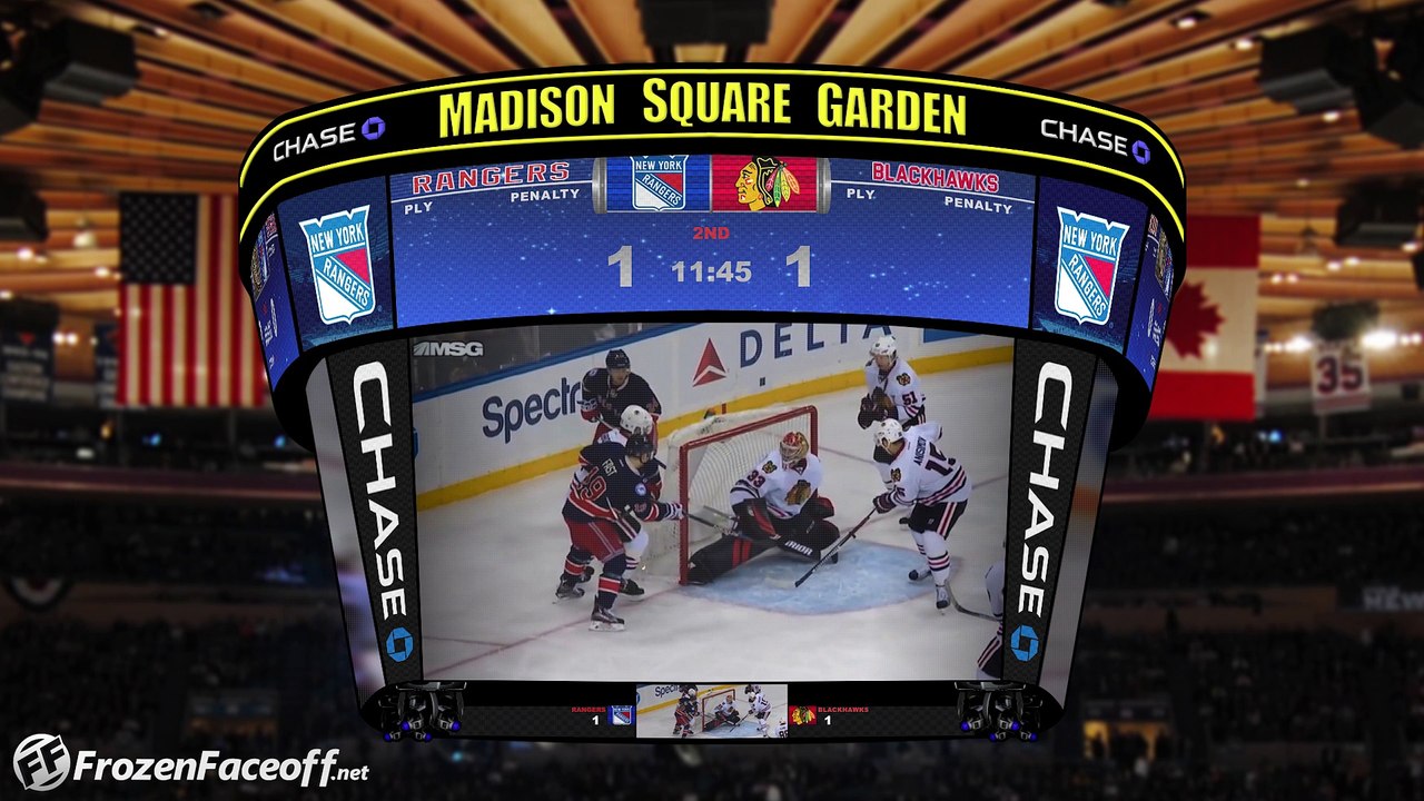 New York Rangers Goal - Scoreboard