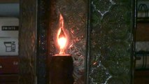 Chandelle - flamme oscillante électrique - montage rapide.