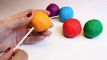 Christmas Play Doh Lollipops How to Make Playdough Rainbow Lollipops Pops Candies Play Doh Rainbow