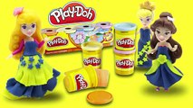 PLAY DOH Disney Prettiest PRINCESS CASTLE Cinderella Belle Play-Doh Dress Up by funny play doh#78