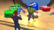 Disney Pixar Cars LIGHTNING MCQUEEN COLORS Epic Party & Spiderman Colors Hulk Colors Nursery Rhymes