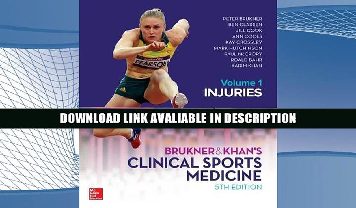 PDF [FREE] Download BRUKNER   KHAN S CLINICAL SPORTS MEDICINE: INJURIES, VOL. 1 Free Online