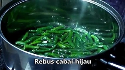 Resep sambel Ijo ala padang
