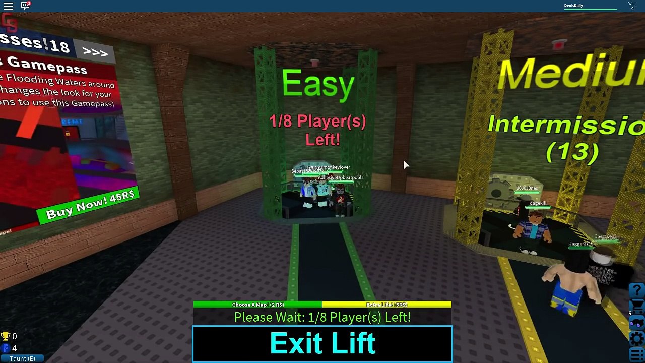 Roblox Adventures - I CANT SWIM! (Roblox Flood Escape)