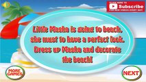 Маша на пляж моды одеваются полный Детский игровой эпизод
