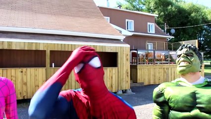 Frozen Elsa & Spiderman BALL PIT CAR PRANK! w_ Princess Anna Joker Maleficent Real Life Su