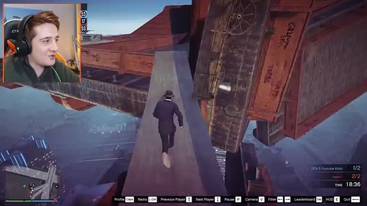 DEV ARABA VS İMKANSIZ PARKUR ! - GTA 5 Online (FurkanYamanHD,Sesegel,Umidi)