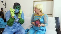 Беременных замороженные elsa шалость против не SPIDERBABY Человек-паук, Халк, Джокер супергерой удовольствие в