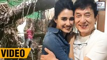 Disha Patani's Behind The Scene Video With Jackie Chan | Kung Fu Yoga | लहरें गपशप