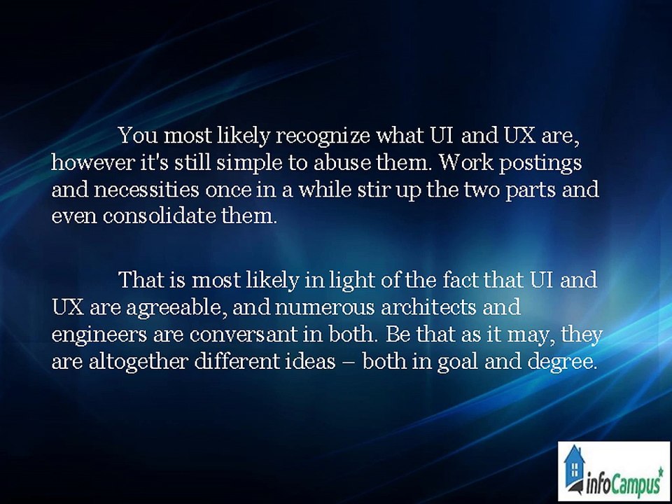 Difference between UI and UX. Learn UI Development