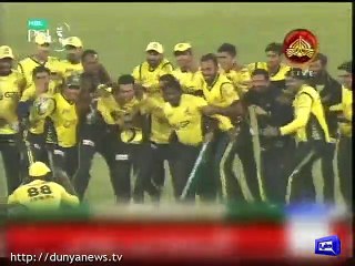 PSL Final- Watch how players of Peshawar Zalmi celebrated their win