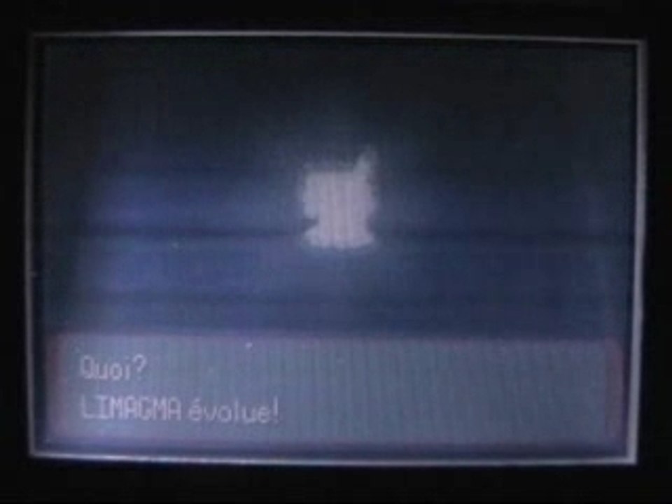 Evolution d'un Limagma Shiney / Evolution of a Slugma Shiny